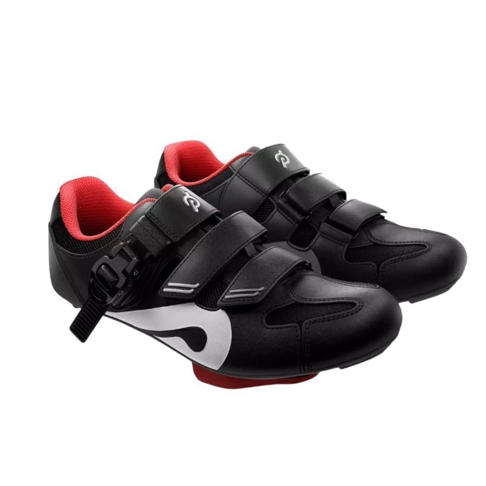 Peloton Black and Red Cycling Shoes EUC